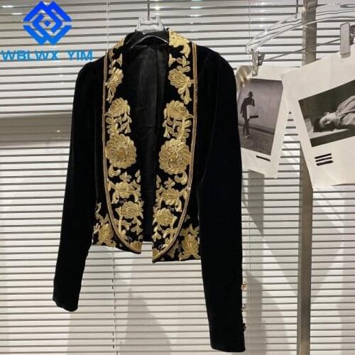 Женские бархатные пиджаки WBLWX YIM China At AliExpress