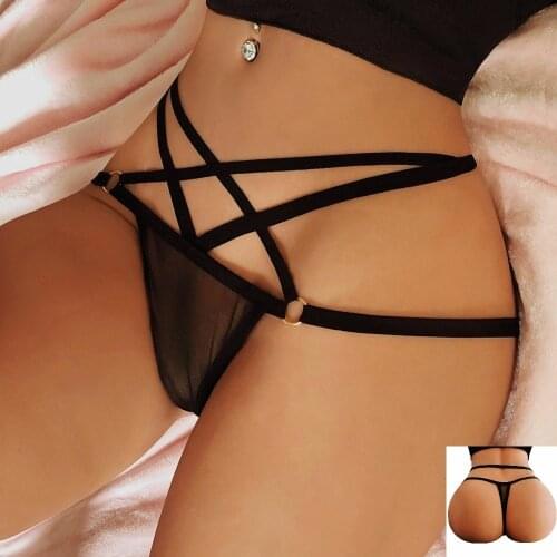 2021 Woman Sexy Panties High Waist Lingerie Femme Nylon Briefs Transparent Underwear Adult Women Erotic Plus Size Cotton Thongs