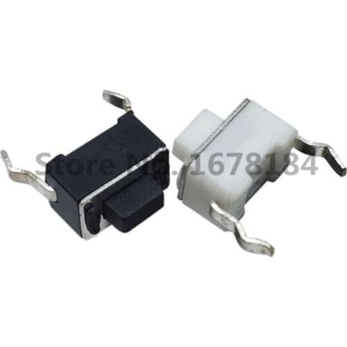 1000pcs Panel PCB Momentary Tactile Tact Push Button Micro Switch 2 Pin DIP Light Touch 3*6*4.3 mm/3*6*5mm Keyboard