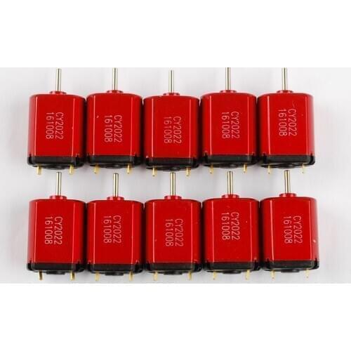 20PCS RED 030 carbon brush 3.2v motor high speed noise, low torque