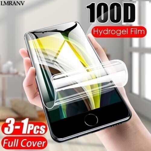 3-1 Pcs Hydrogel Film for iPhone SE 2020 SE2 Screen Protector iPhone se 2 Front Film iPhoneSE 4.7 iPhone SE2020 Not Glass