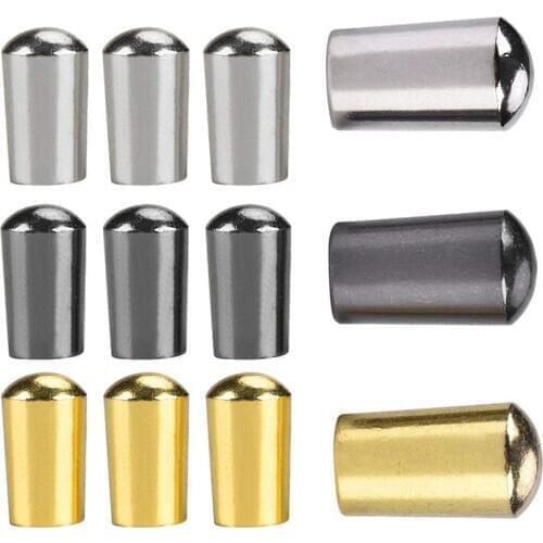 3Pcs Guitar Switch Tip, 3 Way Toggle Switch Knob Tip Cap Copper For Lp Epi Electric Guitar