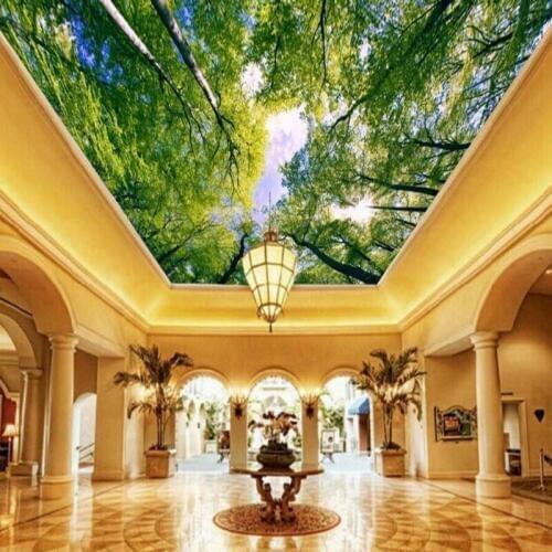 3D photo wallpaper HD wallpaper Sky Trees Zenith Mural living room bedroom studio high quality custom wallpaper