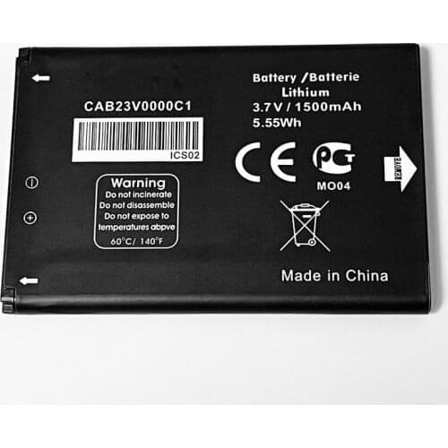 3.7V 1500mAh CAB23V0000C1 For Alcatel One Touch 993 993D 995 Ultra 996 / TCL A996 A998 A860 A968 Battery