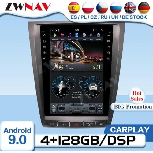 Android Tesla For Lexus GS GS300 GS350 GS450 GS460 2004 2005 2006 2007 2008 2009 2010 2011 2012 GPS Radio Audio Stereo Head Unit
