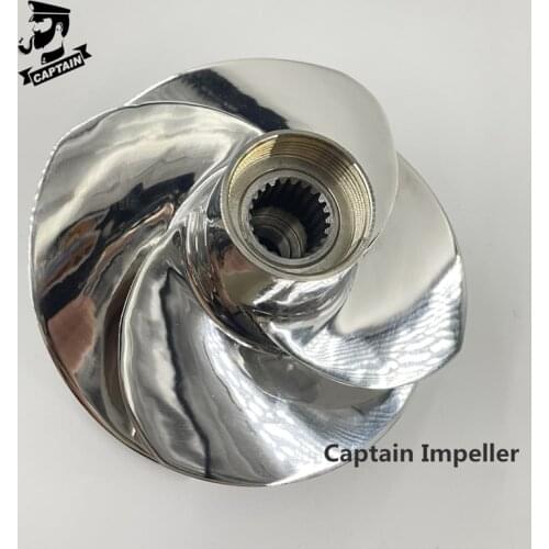 Captain propeller Impeller Jet Ski 267000919 Fit Seadoo BRP GTI 90 / GTS 90 150mm 4 Blades Polished