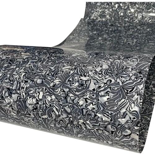 DIY Drum Wrap 0.50mm Zebra Stripe Celluloid Sheet Musical Instrument Deco Sheet