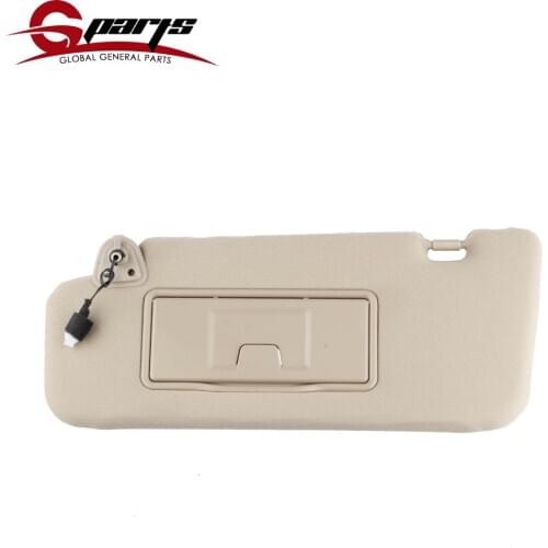G-Parts 96401-3TA2A Car Driver Side Left Sun Visor with Lamp and Mirror Fit For Nissan Murano 2006-2008