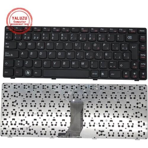 YALUZU Spanish Laptop keyboard for LENOVO Z470 G475 Z370 Z475A Z475G Z475GM Z370G Z375 Z470AT Z470AX Z470K Z470G SP KEYBOARD