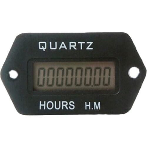 Chinese factory SYS-1 Digital Hour Meter Counter Meter Timer For Generator Excavator Mower Bulldozer LCD Industrial Resettable
