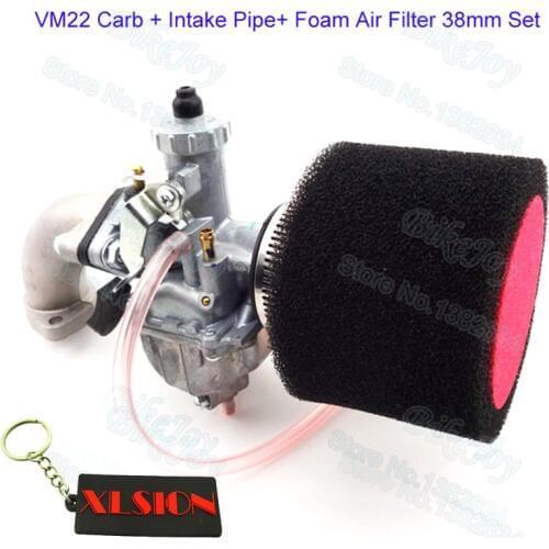 Mikuni VM22 26mm Carburetor Carb Assembly 38mm Air Filter Intake Pipe Gasket For 110cc 125cc 140cc SSR YCF BSE Pit Dirt Bike