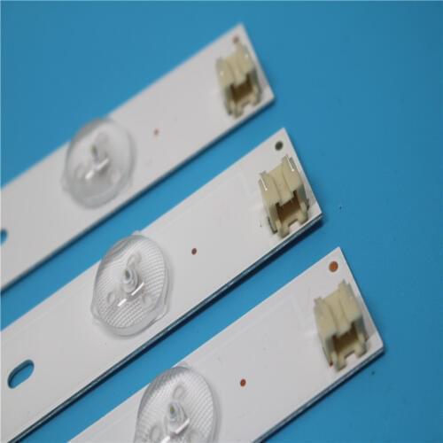 Kit 3 PCS 6LEDs 627mm LED backlight strip for Toshiba 32"TV SVT320AF5 32P1300 32P1400 32P1400VT 32P1400VE 32P1400D 32P2400VT