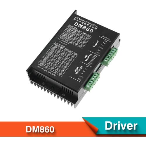 Stepper motor driver cintroller DM860 microstep brushless DC stepper motor shell for 57 86 stepper motor Nema23 Nema34