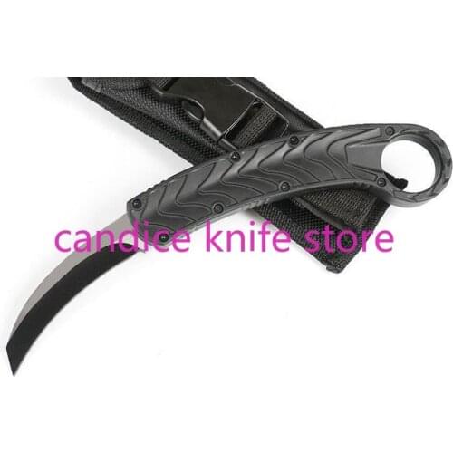 Mict Spiritless Bird Dual Action Claw Karambit 5CR15MOV Blade Zinc Al Alloy Handle Tactical Pocket Hunting EDC Survival Tool