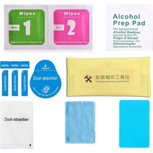 5 Sets Wet Cleaning Wipes Removal Paper Wipes Cloth Sticker Mobile Phone Screen Protector Installing Accessories Screen Cleaner