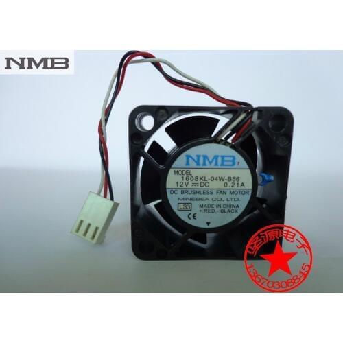 Original For NMB 1608KL-04W-B56 4020 4CM 40mm DC 12V 0.21A server inverter axial cooling fans