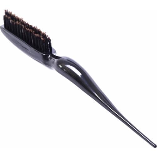 Pro Salon Black Hair Brushes Comb Slim Line Teasing Combing Brush Styling Tools DIY Kit Professional Plastic Hairdressing Combs