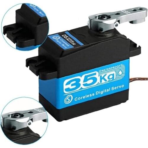 1pcs 35kg High Torque Coreless Servo Motor Metal High Torque Standard Servos for Robotic Diy Rc Cars - 270 Degrees