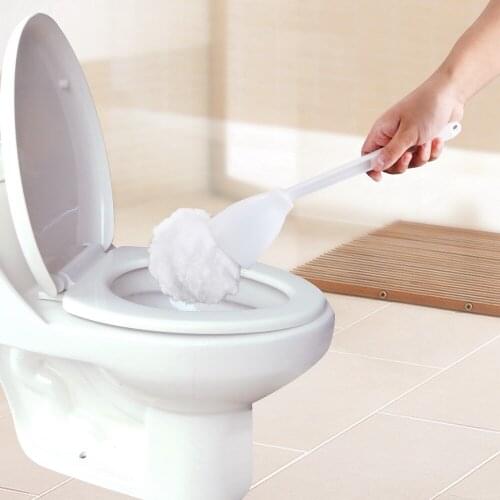House Cleaning Lavatory Brush Soft Polyester Brush Close Stool Cleaner Toilet Brush Antifouling Toilet Bowl Cleaning Tool