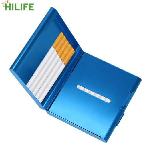 Cigar Storage Container Pocket Box Tobacco Holder 1Pcs Cigarette Case Smoking Accessories Men Gift Metal