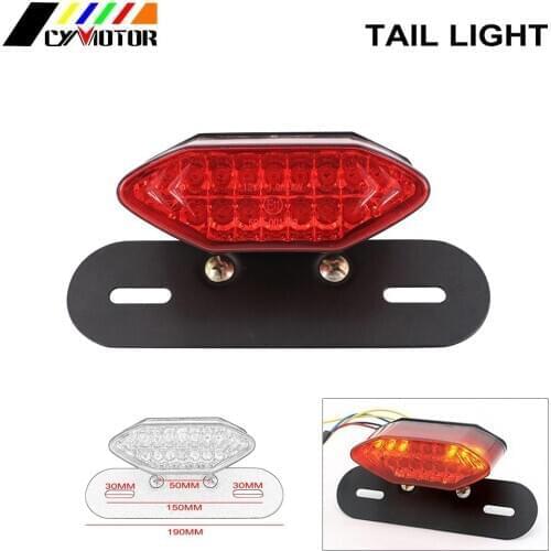 Motorcycle 12V Brake Tail Rear Light Bulb For Harley Honda Custom Chopper Bobber Softail ATV Cafe Racer Turn Signal Brake Lights