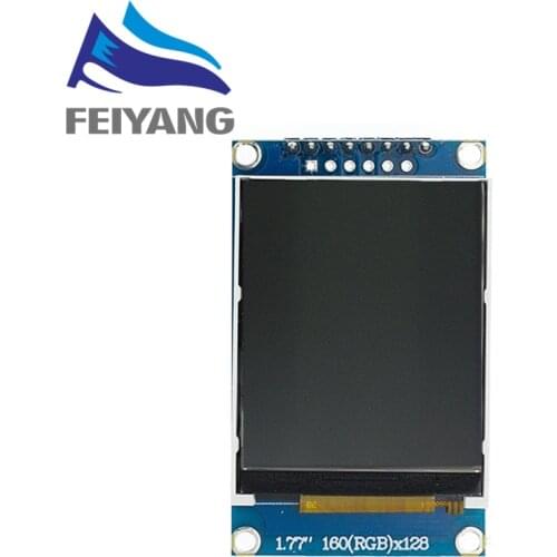 1pcs 1.77 inch TFT LCD screen 128*160 1.77 TFTSPI TFT color screen module serial port module