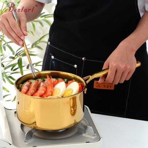 1 Pcs Kitchen Pot Stainless Steel Cooking Hot Milk Pan Steam Pot Kitchen Heating Milk Home Kitchen Tool
