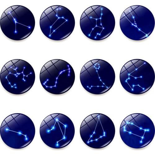 5Pcs/Constellations And Stars Fridge Magnet Set Creative Refrigerator Magnets Stickers Strong Neodymium Magnetic Office Sticker
