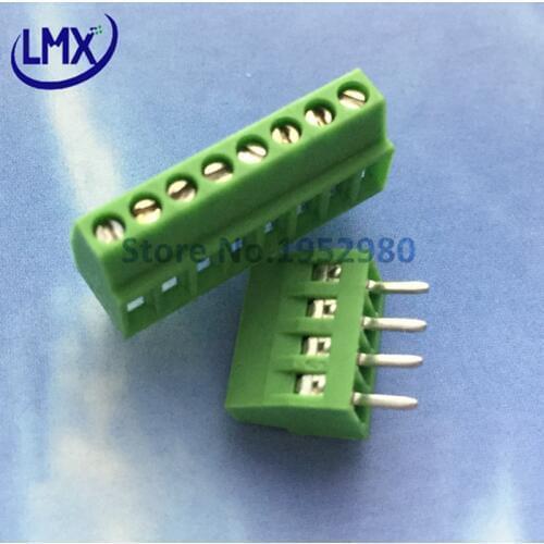 50PCS 2.54MM PITCH SPRING TERMINAL BLOCKS CONNECTOR 12 Pin KF120 STRAIGHT PIN COPPER SCREW PCB TERMINALS RoHS