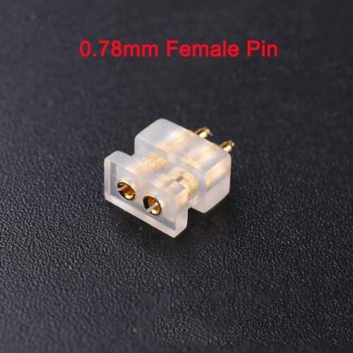 6Pcs/Lot 0.78mm Female Pin for DIY W4R UE UM QDC Earphone Accessories In-Ear Monitor Female Socket Jack Plug Pin
