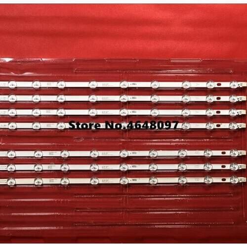 7pcs LED Backlight strip 9 Lamp For Pana sonic 50'' NDV REV1.1 TV A B HITACHI 50HYT62U TX-50A300B VES500UNDA VES500UNDC-2D-N01