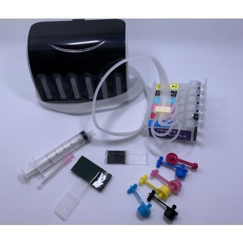 YOTAT CISS ink cartridge T0811 T0811N -T0816N for Epson Stylus photo 1410 R270 R390 RX590 R290 R610 RX690 T50 TX700W TX800