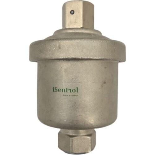DN15 BSP1/2" Stainless Steel Automatic Air Vent Valve Air Release Valve from iSentrol withstand 250 Celsuis
