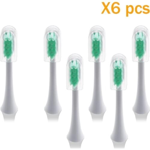 6PCS electric tooth brush head for SOOCAS X3 X1 X5 for xiaomi SOOCARE X1 X3 sonic Replacement Deep Cleaning Brush Heads