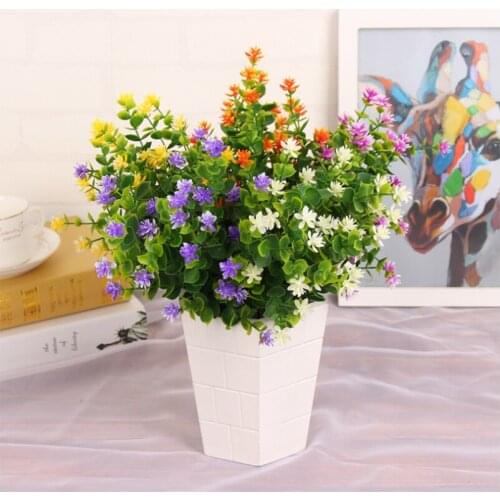 Artificial Plants leaves Flower Eucalyptus branch for Home Garden Teen room Decoration Flower Arrangement Christmas Party Decor