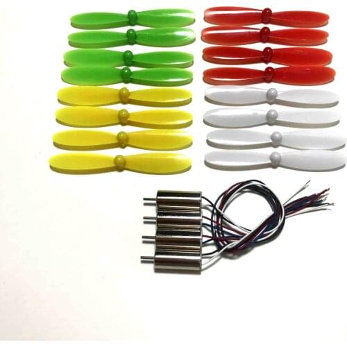 Propeller Blades Maple Leaf Guard Motor Engines Part kit for 4DRC V9 MINI RC Drone 4D-V9 Quadcopter Accessories