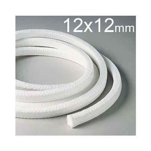 New 12x12mm PTFE braided Compression Packing,acrylic fiber packing ptfe,TFE Filled Gland rope F4 Gland Packing,Pump, valve se