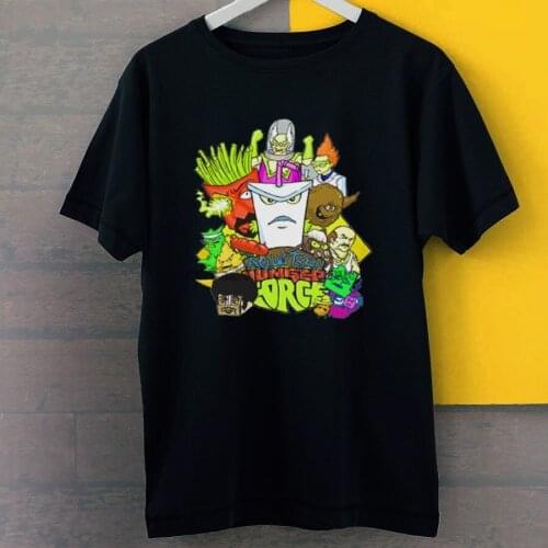 Meatwad Aqua Teen Hunger Force New Black T-Shirt S-3Xl
