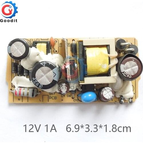 AC-DC 12V 1A 1000MA/1.2A 1200MA Switching Power Supply Circuit Board DC Voltage Regulator Module For Monitor 110V 220V 50/60HZ