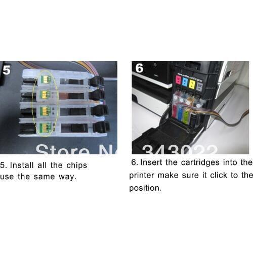 PROCOLOR CISS LC101 for BROTHER MFC-J470DW/MFC-J4710DW/MFC-J475DW/MFC-J650DW/MFC-J6520DW/MFC-J6720DW/J6920DW/J870DW/J875DW