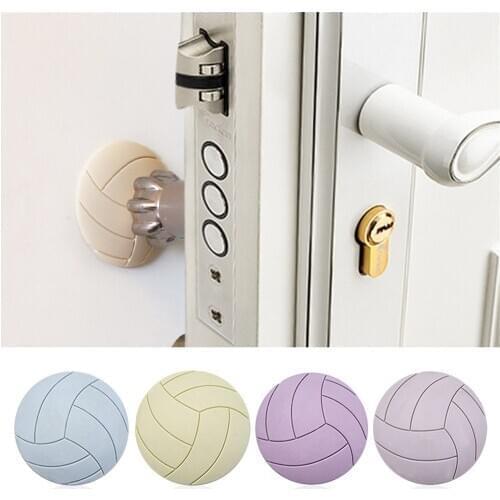 Rubber Sphere Home Door Doorknob Back Wall Protector Savior Shockproof Crash Pad Dust Covers Door Knob Covers Silent Pads#007