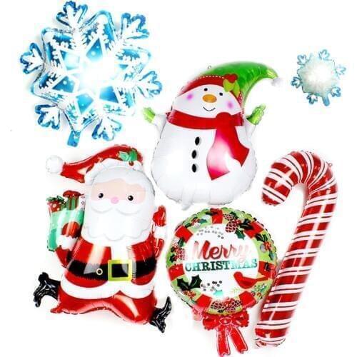Christmas tree Foil Balloons helium Globos christmas decorations for home party supplies Santa Claus ballons happy new year 2020