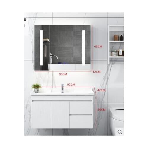 Nordic bathroom cabinet combination toilet washstand smart mirror modern minimalist wash basin bathroom wash basin cabinet