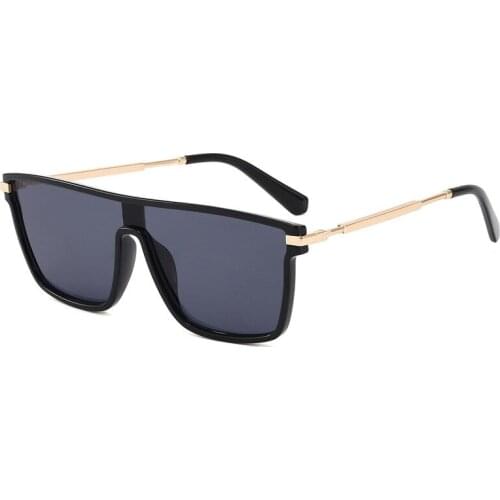 New Square Oversized Frame All-In-One Sunglasses Men Women Brand Designers Fashion Luxury Outdoor Sports Driving Men Glasses