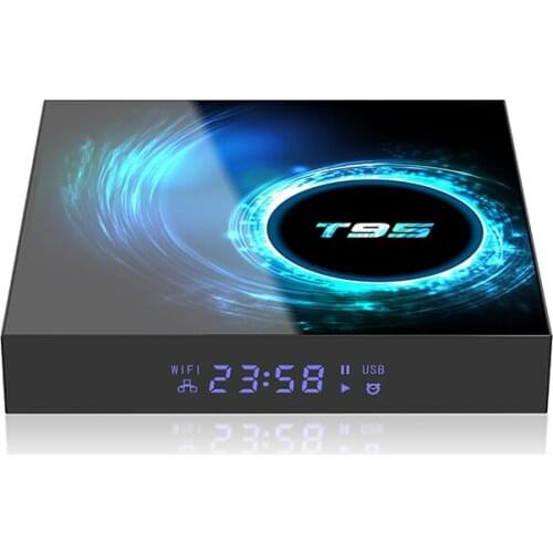 T95 Android TV Box 10.0 Allwinner H616 Quad Core Smart TV Box H.265 4K Media player Set-top box