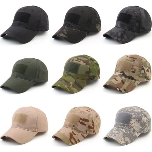 Outdoor Camouflage Hat Baseball Caps Simplicity Tactical Military Army Camo Hunting Cap Hats Sport Cycling Caps For Men Adult