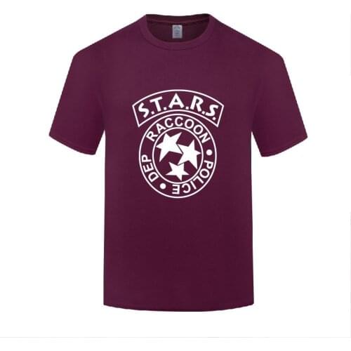 Funny RPD Stars Cotton T Shirt Print Men O-Neck Summer Short Sleeve Tshirts Clothes