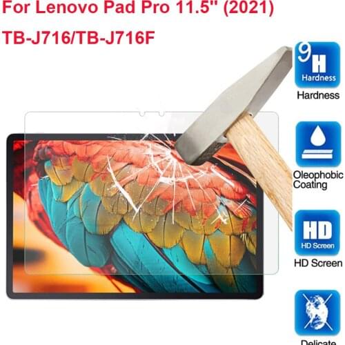 9H Tempered Glass Screen Protector For Lenovo Xiaoxin Pad Pro (2021) TB-J716 TB-J716F 11.5 inch High Clear Film Glass Guard