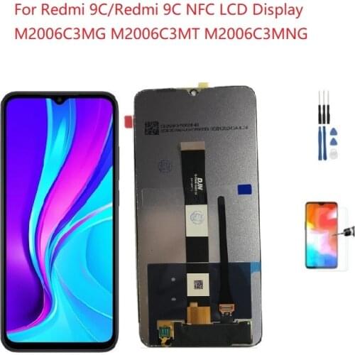 For Display Xiaomi Redmi 9C Lcd M2006C3MG M2006C3MT LCD Digitizer Redmi 9C NFC Lcd M2006C3MNG Touch Screen Redmi 9C Display