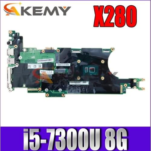 01YN023 MB FOR Lenovo Laptop Motherboard X280 CPU ,i5-7300U,vPro,8G NM-B521 100% probado